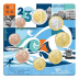 Série complète 1 cent à 2 euros Pays-Bas année 2023 UNC L'eau sous blister - effigie du roi Willem Alexander