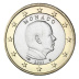 Pièce officielle de 1 euro Monaco 2023 UNC - Prince Albert II