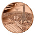 Paris JO 2024 1/4 euro Cuivre France 2023 UNC - La Mascotte 2