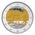 Commémorative 2 euros Slovaquie 2023 UNC en couleur type D - 200 ans de la poste à cheval