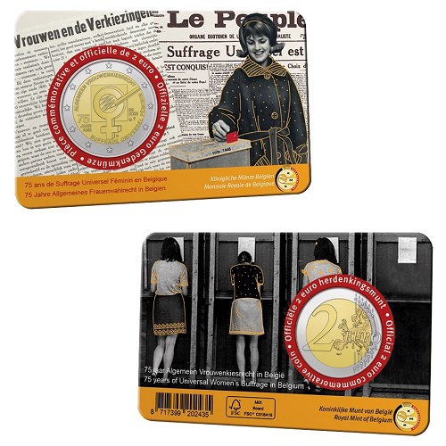 2 euros commémorative coincard BU France 2020 - Merci. - Philantologie