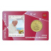 Lot de 4 StampCoincards Vatican 2023 CC série n°44 à n°47 pièces 50 cents Armoiries du pape François et timbres 4
