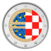Commémorative 2 euros Croatie 2023 UNC en couleur type D - Adhésion à l'UE