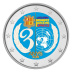Commémorative 2 euros Andorre 2023 UNC en couleur type D - Entrée à l'ONU 