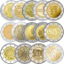 Lot des 14 pièces 2 euros commémoratives 2ème semestre 2023 UNC