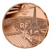 Paris JO 2024 1/4 euro Cuivre France 2024 UNC - Sport Saut a la Perche 2