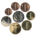 Série complète pièces 1 cent à 2 euros Pays-Bas année 2017 UNC - effigie du roi Willem Alexander