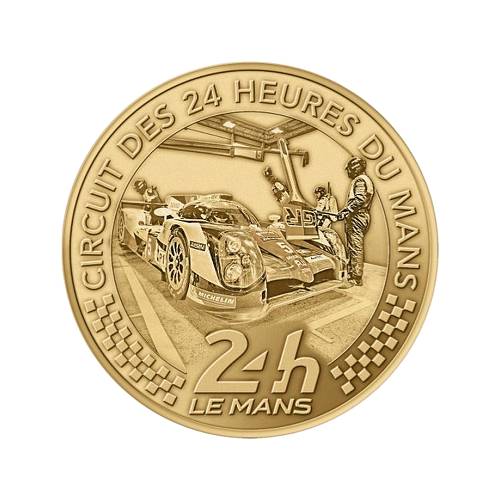 Médaille souvenir de la Monnaie de Paris Virage de Mulsanne 2014