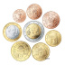 Série complète pièces 1 cent à 2 euros Autriche années mixtes UNC