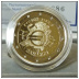 Commémorative commune 2 euros Chypre 2012 Belle Epreuve - 10 ans de l'Euro
