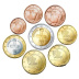 Série complète pièces 1 cent à 2 euros Chypre année 2015 UNC