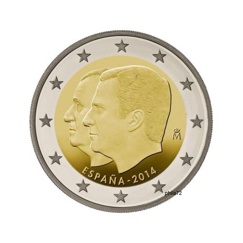2 euro commémorative Espagne 2023 BE - Présidence de l'Union européenne -  Elysées Numismatique