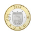 Commémorative 5 euros Finlande 2014 UNC - Faune animaux Aland - Pygargue a queue blanche