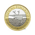 Commémorative 5 euros Finlande 2015 UNC - Faune animaux le renne de Laponie