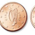 Série 1-2-5 cents Irlande année 2004 UNC