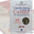Commémorative 2 euros Italie2010 Brillant Universel coincard - Comte de Cavour