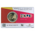 Commémorative 2 euros Italie2015 Brillant Universel coincard - Exposition universelle de Milan