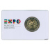 Commémorative 2 euros Italie2015 Brillant Universel coincard - Exposition universelle de Milan