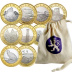 Lot de 9 pièces commemoratives 5 euros 2014-2015 UNC - Série de la Finlande