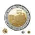 Commémorative 2 euros Malte 2016 coincard avec poincon monnaie de paris - Temples de Ggantija