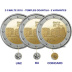 Commémorative 2 euros Malte 2016 coincard avec poincon monnaie de paris - Temples de Ggantija