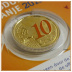Coincard pièce 10 cents colorée Pays-Bas 2012 CC - Porte bonheur