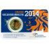 Coincard pièce 10 cents colorée Pays-Bas 2014 CC - Effigie du roi Willem Alexander