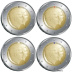 Commémoratives coffret de 4 pièces de 2 euros Pays-Bas 2014 Belle Epreuve - Double portrait (3 couronne couleur)
