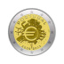 Commémorative commune 2 euros Portugal 2012 UNC - 10 ans de l'Euro