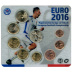 Coffret série monnaies euro Slovaquie 2016 Brillant Universel - Euro football 2016