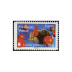 Série du carnet Meilleurs Voeux 2008 animaux tirage autoadhésif - 5 timbres TVP 20g - lettre prioritaire multicolore provenant de carnet (demi-carnet)