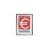 Euro tirage autoadhésif - 3.00f rouge et bleu provenant de carnet