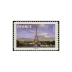 Paire Mont Saint-Michel et Tour Eiffel tirage autoadhésif - TVP monde 20g multicolore provenant de feuille entreprise (support blanc)