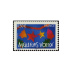 Série Meilleurs Voeux étoiles tirage autoadhésif - 5 timbres 0.50€ multicolore provenant de carnet (demi-carnet)