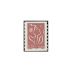 Lamouche tirage autoadhésif - 0.82 € lilas-brun-clair mention ITVF (sans logo) provenant de feuille personnalisable (support blanc)