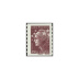 Série Marianne de Beaujard tirage autoadhésif - 7 timbres multicolore provenant de feuille entreprise (support blanc) à validité permanente