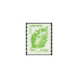 Série Marianne de Beaujard Lettre Verte tirage autoadhésif - 4 timbres vert provenant de feuille entreprise (support blanc) à validité permanente
