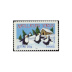 Série Meilleurs Voeux pingouins tirage autoadhésif - 5 timbres TVP 20g - lettre prioritaire multicolore provenant de carnet (demi-carnet)
