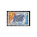 Série Conseil de l'Europe - 3 timbres - Drapeau soleil jaune