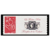 Série Lamouche tirage autoadhésif - TVP rouge, 0.82€ lilas-brun et 1.22€ lilas logo privé (culture)