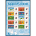Meilleurs Voeux 2005 tirage gommé - bloc feuillet 10 timbres 0.50€ logo privé (notre passion)