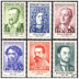 Série Lautrec - 6 timbres
