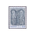 Linteau de l'église de Saint-Genis-des-Fontaines - 2.00f gris-bleu et bleu