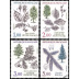 Série faune & flore de France - Arbres - 4 timbres