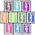 Série Briat - 10 timbres