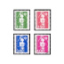 Série Briat - 4 timbres