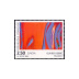 Rythme d'Olivier Debré - 2.50f rouge, bleu et violet