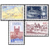 Série touristique - 4 timbres