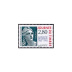 Timbre du carnet journée du timbre de 1995 - 2.80f rouge, lilas et vert-gris