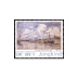 Honfleur à marée basse de Johan Barthold Jongkind - 6.70f multicolore